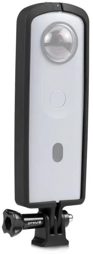 PULUZ PC ABS Plastic Protective Frame for Ricoh Theta SC2, with Adapter Mount & Screw(Black)