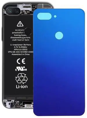 Battery Back Cover for Mi 8 Lite(Twilight Blue)