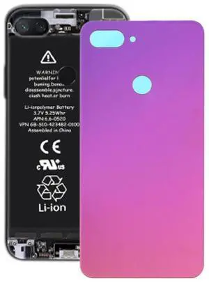 Battery Back Cover for Mi 8 Lite(Twilight Purple)