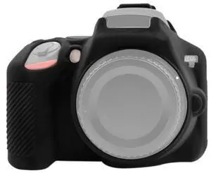 PULUZ Soft Silicone Protective Case for Nikon D3500(Black)