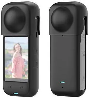 For Insta360 X4 PULUZ Full Body Dust-proof Silicone Protective Case (Black)