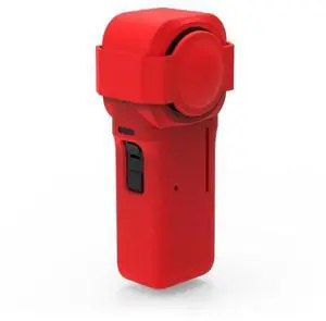 PULUZ Silicone Protective Case with Lens Cover for Insta360 One RS 1-Inch 360 Edition(Red)