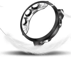 For Garmin Forerunner 245 TPU Electroplated Watch Case(Black)