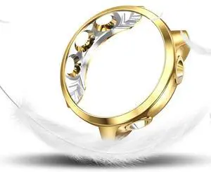 For Garmin Forerunner 245 TPU Electroplated Watch Case(Golden)