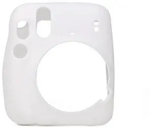 Camera Jelly Color Silicone Protective Cover For Fujifilm Instax mini 11(White)