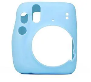 Camera Jelly Color Silicone Protective Cover For Fujifilm Instax mini 11(Blue)