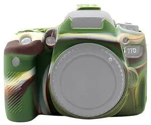 PULUZ Soft Silicone Protective Case for Canon EOS 77D(Camouflage)