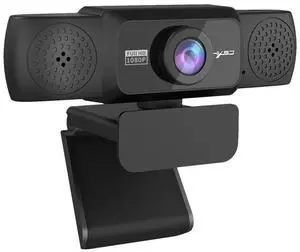 HXSJ S5 1080P Adjustable HD Video Webcam PC Camera with Microphone(Black)