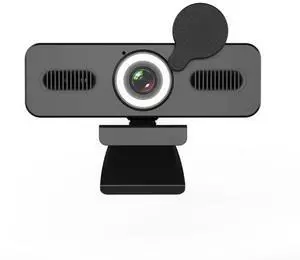 C360 2K Network High-Definition Computer Camera Drive-Free Beautifying Light Camera with Omnidirectional Microphone, Cable Length: 1.8m 2K