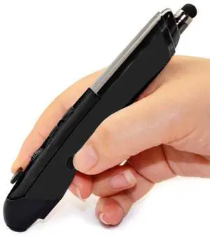 PR-08 2.4G Innovative Pen-style Handheld Wireless Smart Mouse, Effective Distance: 10m(Black)