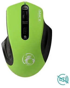 iMICE 2.4GHz 2000DPI Adjustable USB 3.0 Receiver Optical Computer Mouse Green