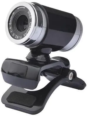 A860 HD Computer USB WebCam with Microphone (Black)