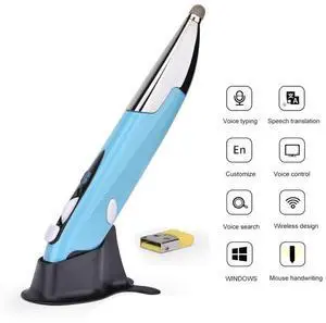 PR-06S 4-keys Smart Wireless Optical Mouse with Stylus Pen Function, Support Voice Operation / Translation (Blue) PR-06S 4-keys Smart Wireless Optical Mouse with Stylus Pen Function, Support Voice Operation / Translation (Blue)