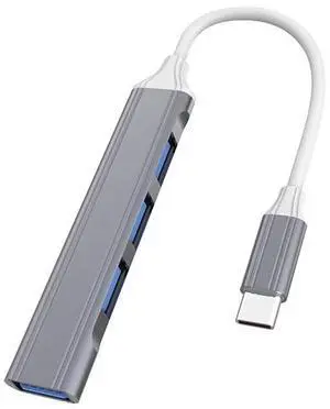 4 in 1 Mini Multifunctional Expanded Docking, Spec: Type-C/USB-C 3.0 (Gray) Type-C/USB-C 3.0 (Gray)