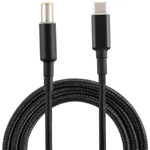 PD 100W 7.9 x 5.0mm Male to USB-C / Type-C Male Nylon Weave Power Charge Cable, Cable Length: 1.7m PD 100W 7.9 x 5.0mm Male to USB-C / Type-C Male Nylon Weave Power Charge Cable, Cable Length: 1.7m