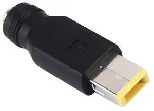 5.5x2.1mm Female to Big Square USB (First Generation) Male Interfaces Power Adapters for Thinkpad/ThinkBook/Xiaoxin