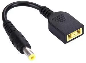 Big Square Female (First Generation) to 5.5 x 2.5mm Male Interfaces Power Adapter Cable for Laptop Notebook, Length: 10cm