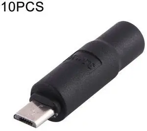 10 PCS 3.5 x 1.35mm to Micro USB DC Power Plug Connector