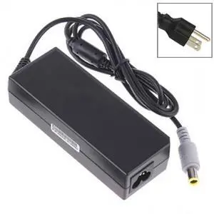 US Plug AC Adapter 20V 4.5A 90W for Notebook, Output Tips: 8.0x7.4mm Black