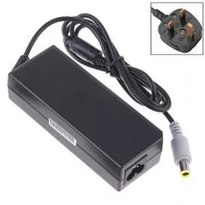 UK Plug AC Adapter 20V 4.5A 90W for Notebook, Output Tips: 8.0x7.4mm Black
