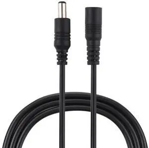 1m 22AWG 5.5 x 2.1mm Female to Male DC Power Supply Plug Extension Cable for Laptop
