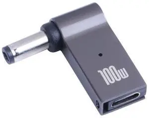 100W USB-C / Type-C Female to DC 5.5 x 2.1mm Male Computer Charging Adapter