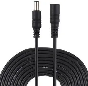 2m 22AWG 5.5 x 2.1mm Female to Male DC Power Supply Plug Extension Cable for Laptop