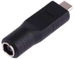 7.9 x 5.5mm Female to USB-C / Type-C Male Plug Adapter Connector