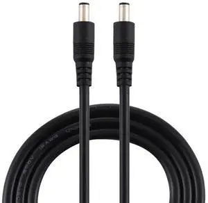 8A DC Power Plug 5.5 x 2.1mm Male to Male Adapter Connector Cable, Length:1.5m 1.5m (Black)