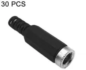 30 PCS Assembled Solder Wire DC Female Head(DC 2.1mm)
