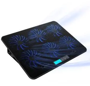 ICE COOREL Notebook Computer Base Speed Control Silent Six-fan Cooling Holder Cooling Rack, Style: Flagship