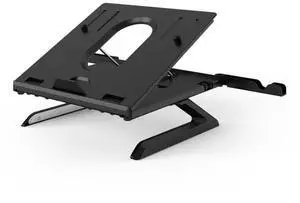Multifunctional Folding Notebook Stand Monitor Increase Rack, Colour: Tripod (Black) Tripod (Black)
