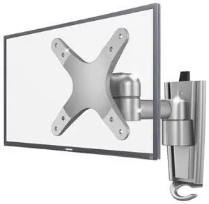 Gibbon Mounts L03 Computer Monitor Wall Mount Bracket Aluminum Alloy Quick Release TV Bracket (Silver Gray)