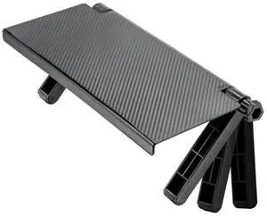 Television Computer Monitor Shelf Remote Control Set-top Box Storage Bracket (Black)