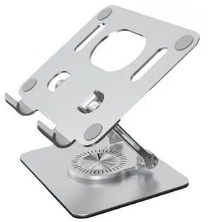 2026 Folding Adjustable Height Ergonomic 360 Rotation CNC Aluminum Desk Laptop Stand 2026