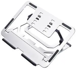 LH-T610 Aluminum Alloy Laptop Bracket Folding Lifting Desktop Cooling Bracket(Elegant Silver)