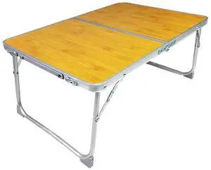 Plastic Mat Adjustable Portable Laptop Table Folding Stand Computer Reading Desk Bed Tray (Wood)