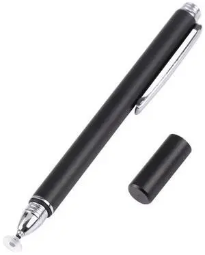 Universal Silicone Disc Nib Capacitive Stylus Pen (Black)