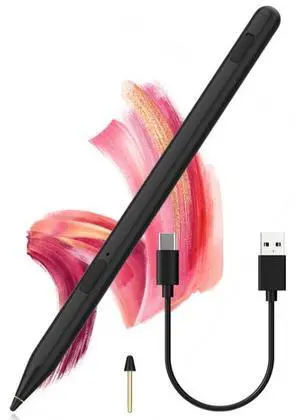 Tablet Stylus Pen USI2.0 Protocol Pen Stylus Anti False Touch (Black)