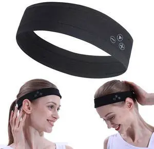 Mucro B01 Turban Style Wireless Bluetooth Headset Sports Headband (Black)