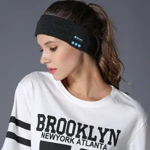 My-Call Bluetooth V5.0 Headsfree Sport Headband Music Headwear for iPhone 6 & 6s / iPhone 5 & 5S / iPhone 4 & 4S and Other Bluetooth Devices (Dark Gray)