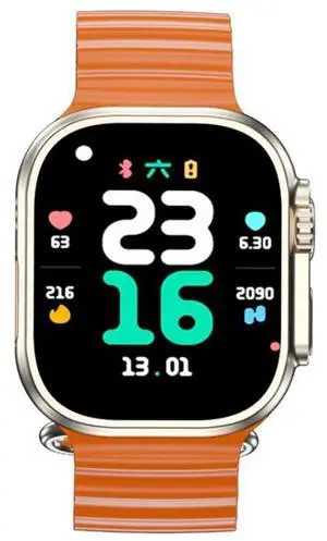 GS29 2.08 inch IP67 Waterproof 4G Android 9.0 Smart Watch Support AI Video Call / GPS 2G+16G (Gold)