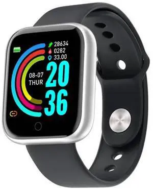 B57S 1.3inch IPS Color Screen Smart Watch IP67 Waterproof,Support Call Reminder /Heart Rate Monitoring/Blood Pressure Monitoring/Sleep Monitoring (Silver)