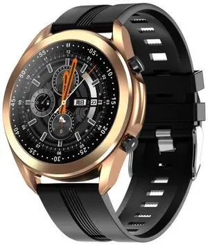 DW95 1.28 inch Color Screen Smart Watch, IP67 Waterproof,Silicone Watchband,Support Bluetooth Call/Heart Rate Monitoring/Blood Pressure Monitoring/Blood Oxygen Monitoring/Sleep Monitoring (G
