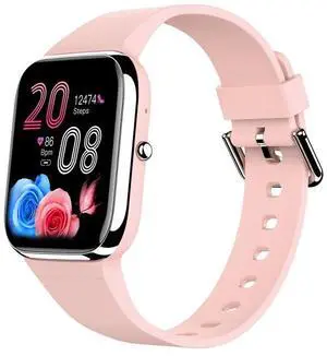 Y9 Pro 1.85 inch Color Screen Smart Watch,Support Heart Rate Monitoring / Blood Pressure Monitoring (Pink)