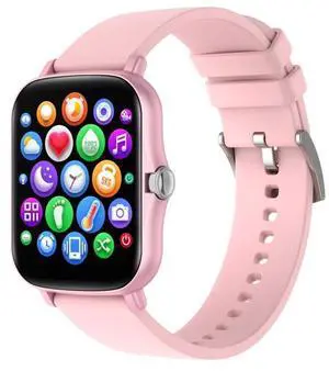 Y20 1.69 inch Color Screen Smart Watch IP67 Waterproof,Support Heart Rate Monitoring/Blood Pressure Monitoring/Blood Oxygen Monitoring/Sleep Monitoring (Pink)