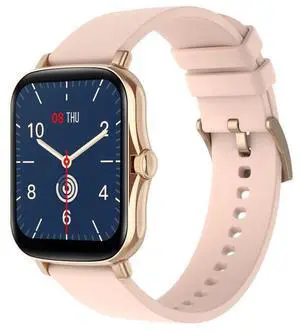 Y20 1.69 inch Color Screen Smart Watch IP67 Waterproof,Support Heart Rate Monitoring/Blood Pressure Monitoring/Blood Oxygen Monitoring/Sleep Monitoring (Gold)
