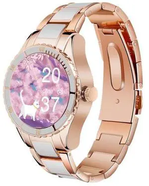 Z73 1.09 inch Touch Screen Smart Bracelet, Support Sleep Monitoring / Heart Rate Monitoring / Voice Control / Women Menstrual Cycle Reminder (White)