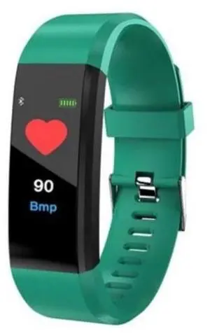 ID115 0.96 inch OLED Screen Smart Watch Wristband Pedometer Sport Fitness Tracker Bracelet ID115 Green (Green)