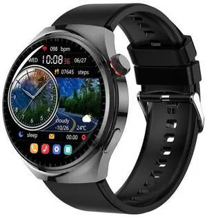 LEMFO LF38 1.6 inch IPS Screen Silicone Strap Smart Watch Supports Blood Oxygen Monitoring (Black)
